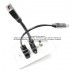 Placa Tapa USB 2.0 + HDMI 4k + Audio Jack 3.5 mm ABS